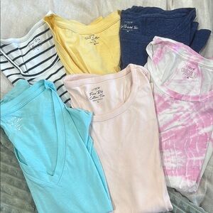 J. Crew Cotton Tees - Assorted Colors and sizes